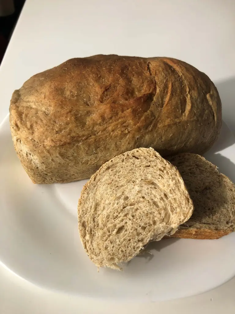 Pan de molde vegano blanco/integral